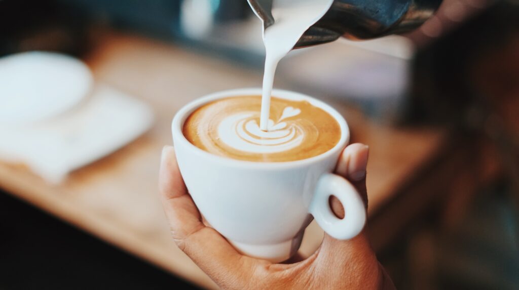 How to reduce anxiety naturally.

A person pouring a cup of coffee.