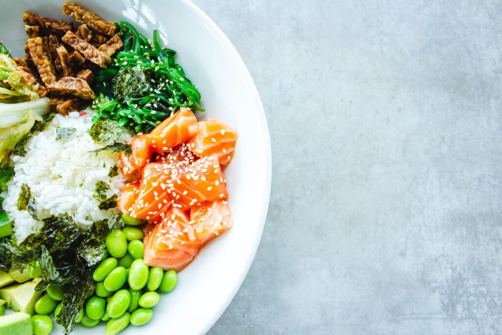 how to reduce anxiety naturally

Photo of a plate of salmon, beans, rice (balanced diet)