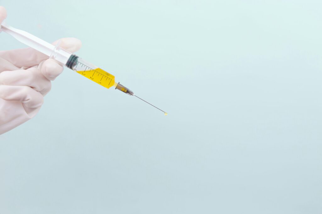 Needle with Botox